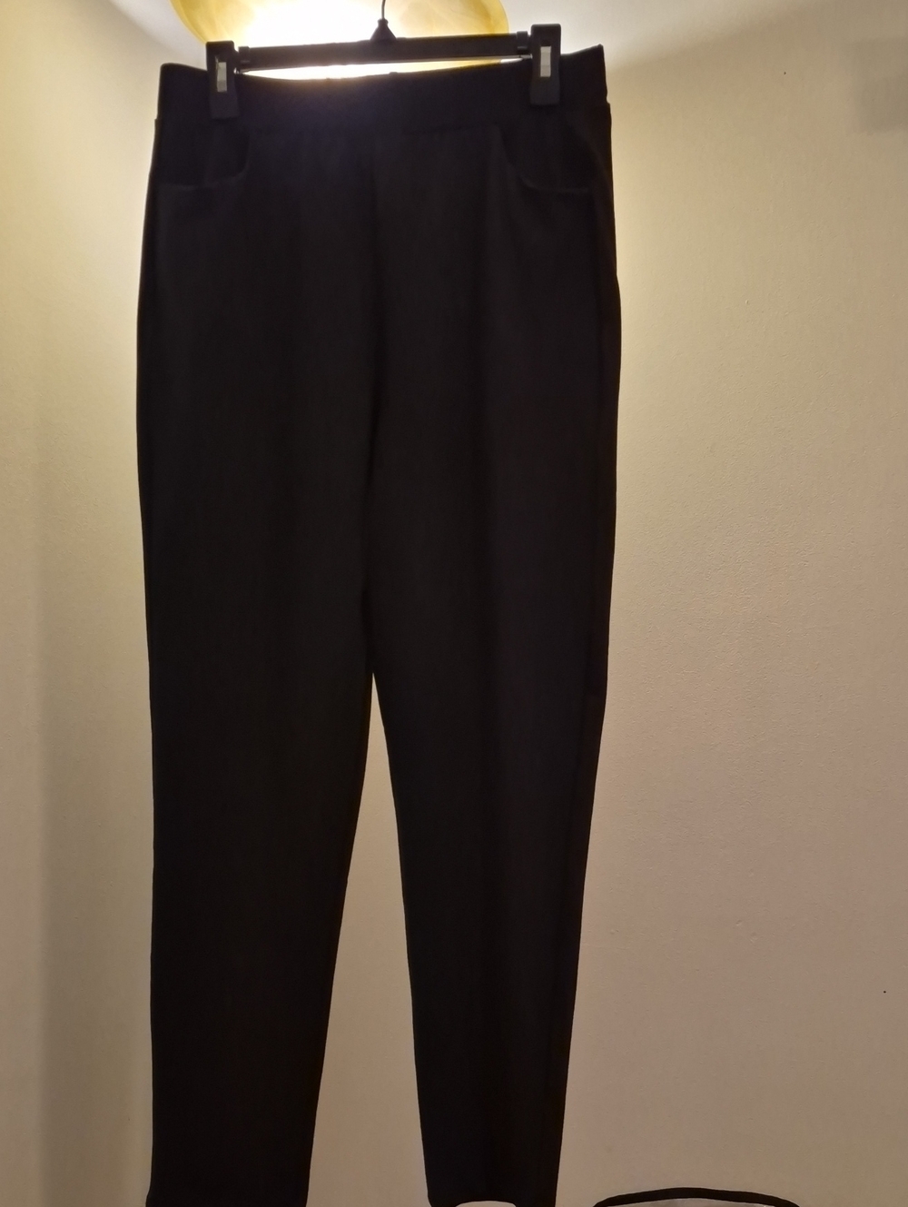 Amazon Essentials Black Women's Stretch Jumpsuit Pants
